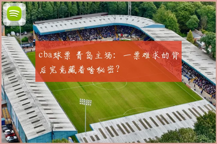 cba球票 青岛主场：一票难求的背后究竟藏着啥秘密？